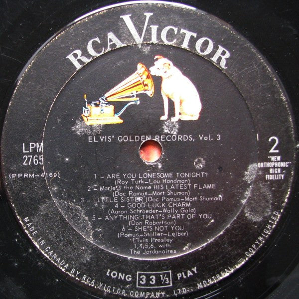 Elvis Presley – Elvis' Golden Records, Volume 3 VinylPursuit.com