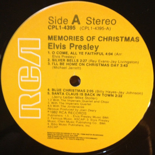 Elvis Presley – Memories Of Christmas VinylPursuit.com