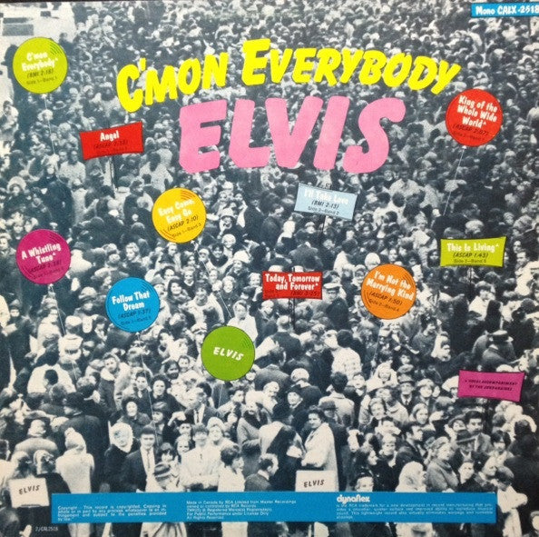 Elvis – C'mon Everybody VinylPursuit.com