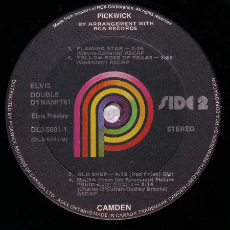 Elvis – Double Dynamite! 1975 Double Album VinylPursuit.com