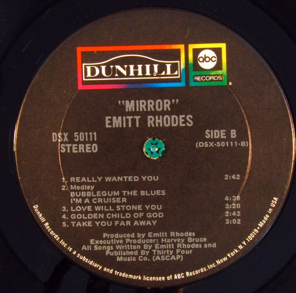 Emitt Rhodes – Mirror -  1971 US Original Vinyl Pursuit Inc