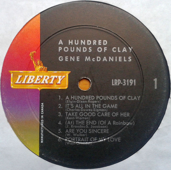 Gene McDaniels – 100 Lbs. Of Clay! VinylPursuit.com