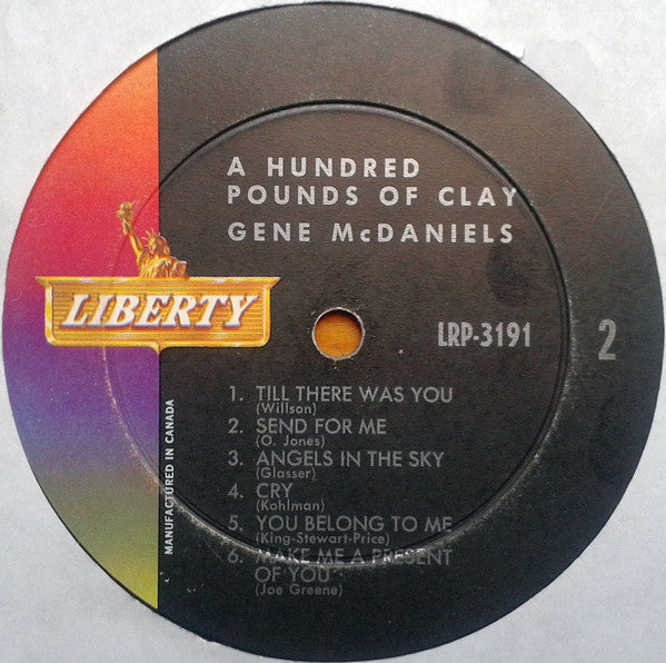 Gene McDaniels – 100 Lbs. Of Clay! VinylPursuit.com