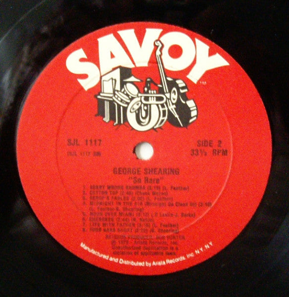 George Shearing – So Rare US Pressing Vinyl Pursuit Inc
