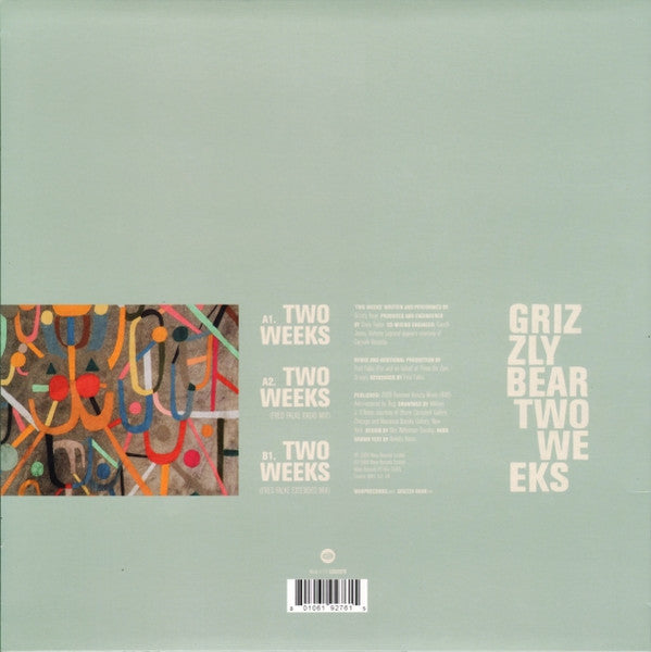 Grizzly Bear – Two Weeks Vinyl Pursuit Inc