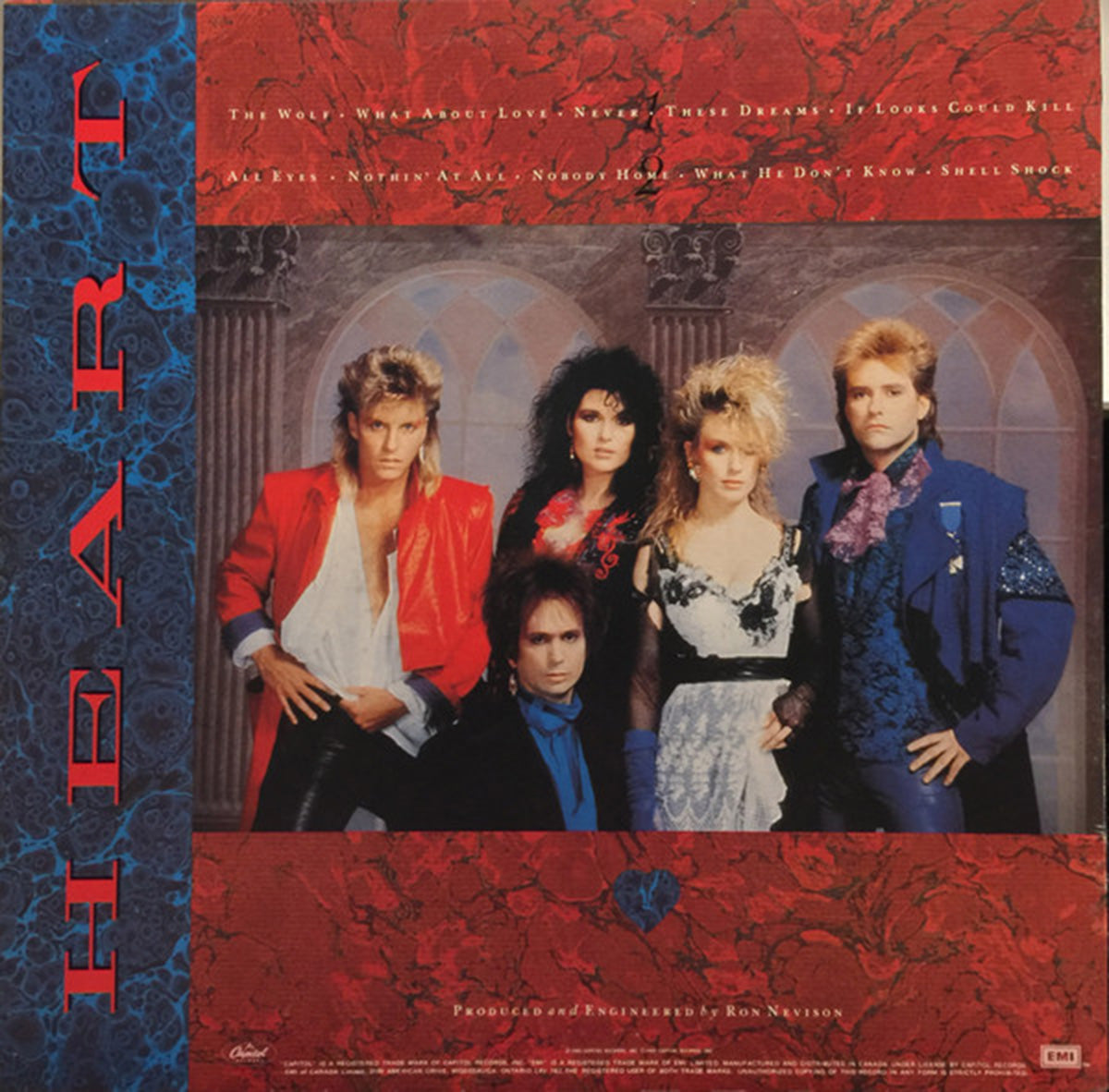 Heart – Heart - 1985 Original Vinyl Pursuit Inc