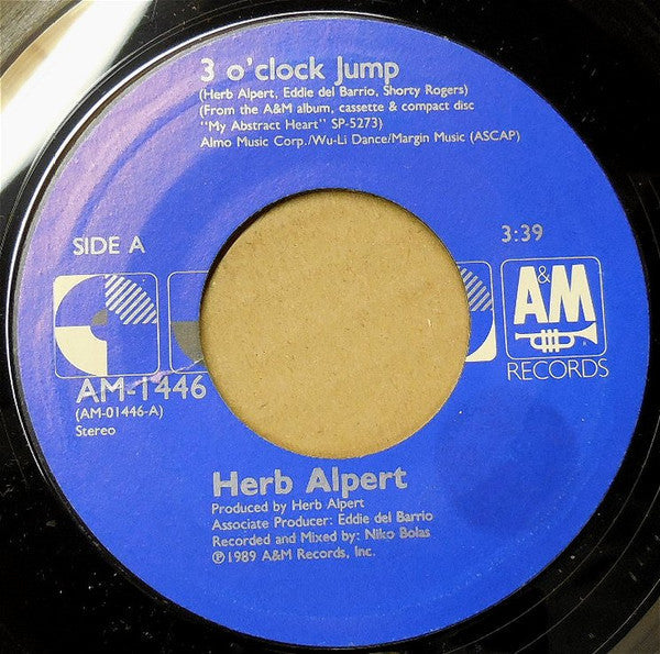 Herb Alpert – 3 O'Clock Jump US Pressing VinylPursuit.com