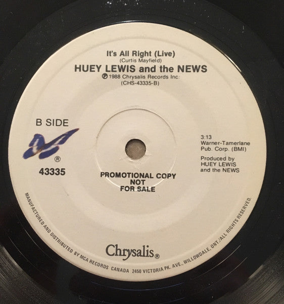 Huey Lewis & The News – Give Me The Keys (And I`ll Drive You Crazy) VinylPursuit.com