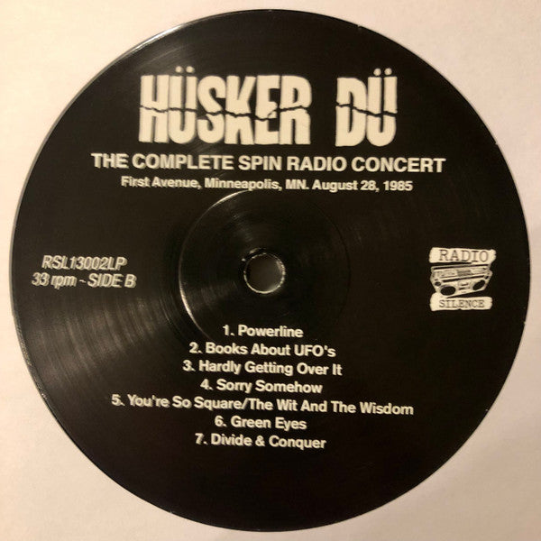 Hüsker Du – The Complete Spin Radio Concert - Sealed, Rare Vinyl Pursuit Inc