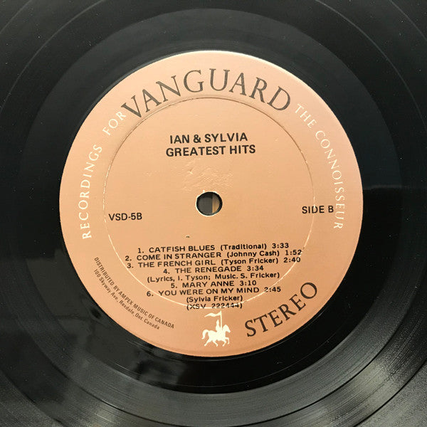 Ian & Sylvia – Greatest Hits Vinyl Pursuit Inc