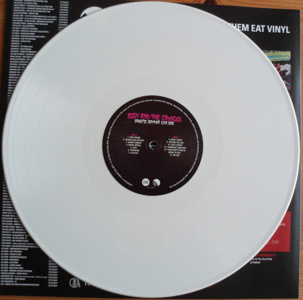 Iggy And The Stooges – Sadistic Summer Live 2011 - UK Pressing, White Vinyl - Sealed! Vinyl Pursuit Inc