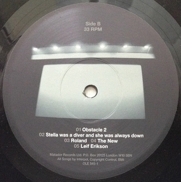 Interpol – Turn On The Bright Lights - 2002 Original Pressing -Sealed Vinyl Pursuit Inc