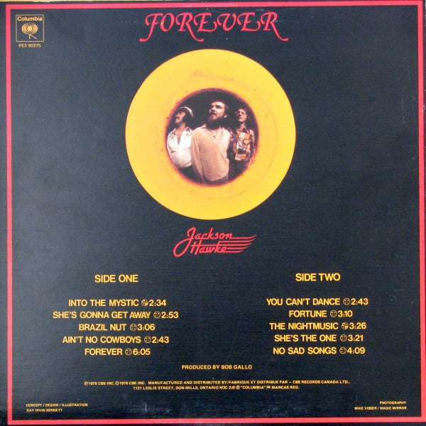 Jackson Hawke – Forever -  1976 Original Pressing Vinyl Pursuit Inc