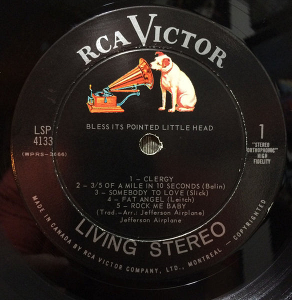 Jefferson Airplane Bless Its Pointed Little Head 1969 Original