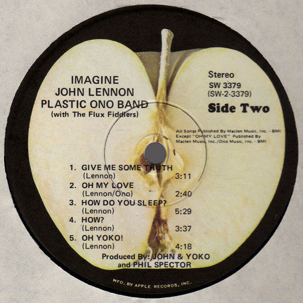John Lennon – Imagine - 1971 US Original Pressing VinylPursuit.com
