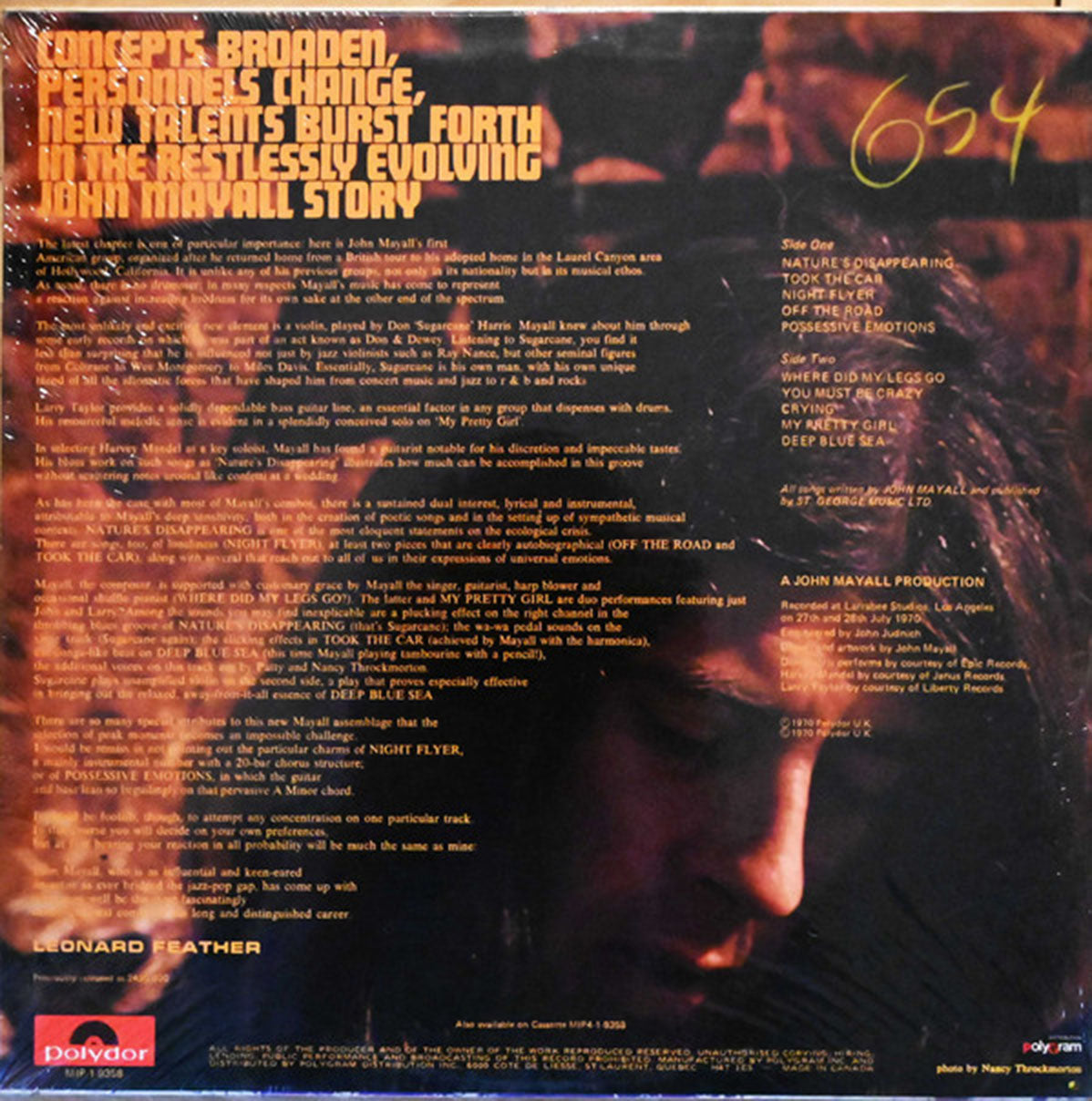 John Mayall – USA Union - 1970 VinylPursuit.com