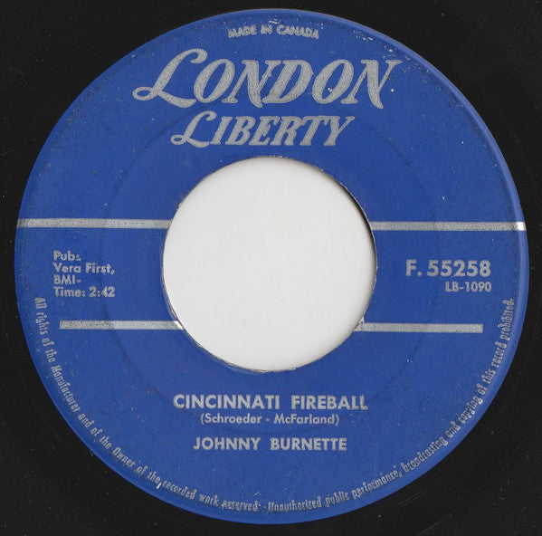 Johnny Burnette – Dreamin' - 7" Single VinylPursuit.com