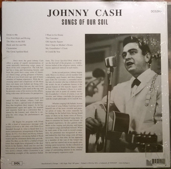 Johnny Cash – Songs Of Our Soil - Sealed! Vinyl Pursuit Inc