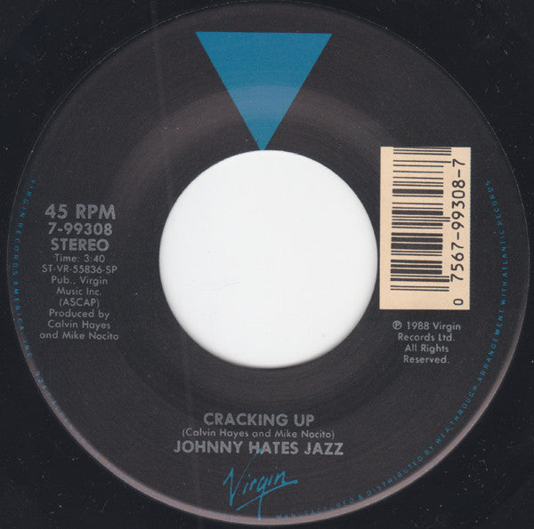 Johnny Hates Jazz Turn Back The Clock US Pressing Vinyl Pursuit Inc