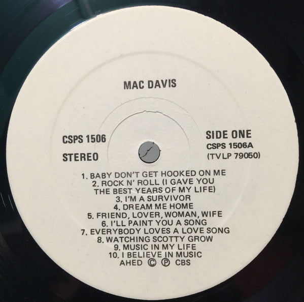 Mac Davis – The Mac Davis Collection - 1979 Original Vinyl Pursuit Inc