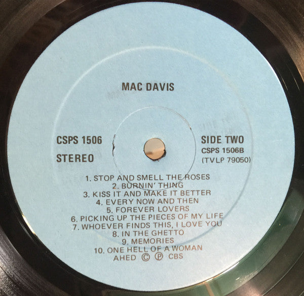 Mac Davis – The Mac Davis Collection - 1979 Original Vinyl Pursuit Inc