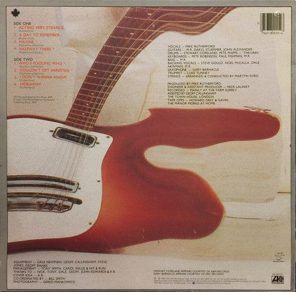 Mike Rutherford – Acting Very Strange VinylPursuit.com