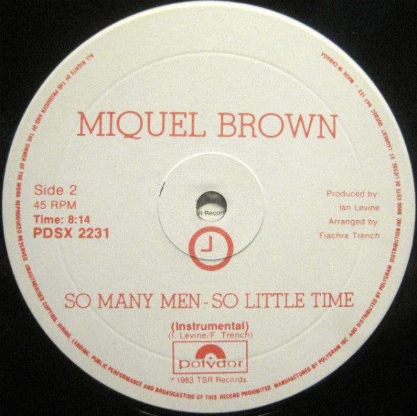 Miquel Brown – So Many Men, So Little Time VinylPursuit.com