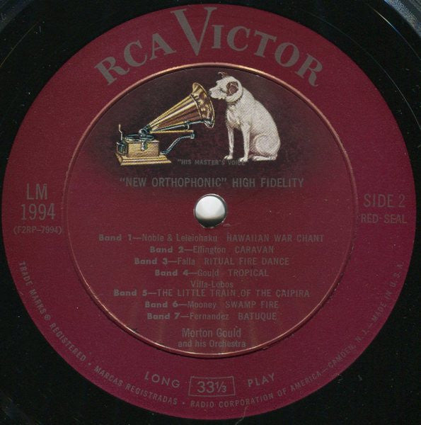 Jungle Drums - Morton Gould And His Orchestra – 1956 US Original! Vinyl Pursuit Inc