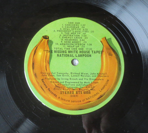 National Lampoon – The Missing White House Tapes - 1974 Original US Pressing Vinyl Pursuit Inc