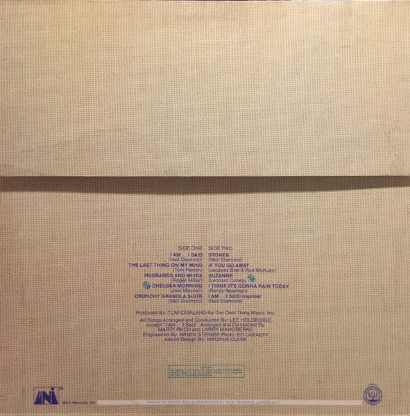 Neil Diamond – Stones -  1971 Original Pressing Vinyl Pursuit Inc