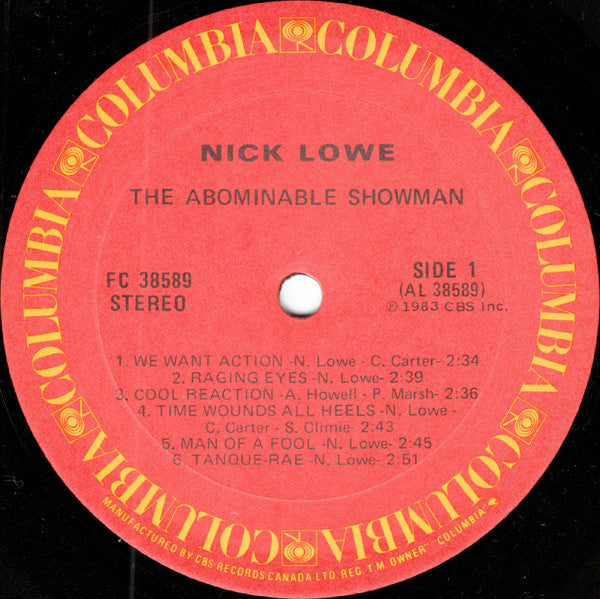 Nick Lowe – The Abominable Showman VinylPursuit.com