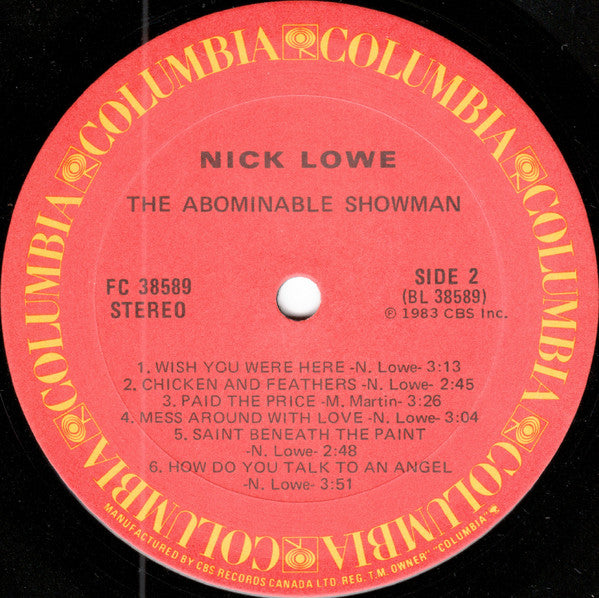 Nick Lowe – The Abominable Showman VinylPursuit.com