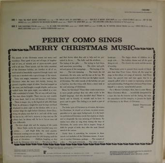 Perry Como – Perry Como Sings Merry Christmas Music -  1977 Pressing Vinyl Pursuit Inc
