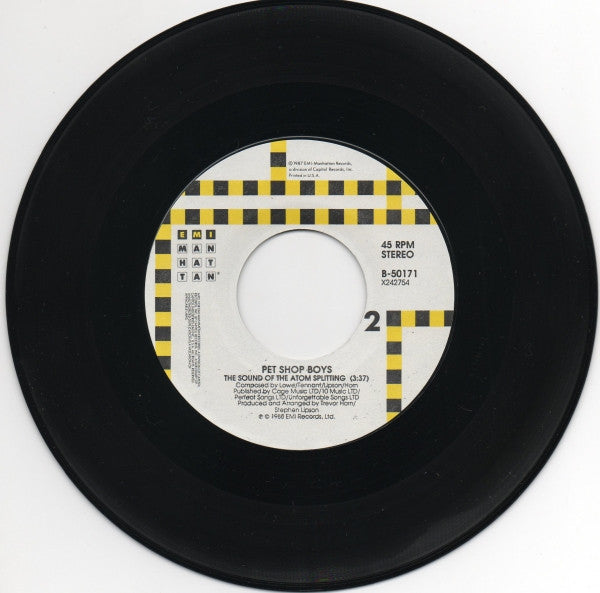 Pet Shop Boys – Left To My Own Devices - 1988 US Pressing VinylPursuit.com