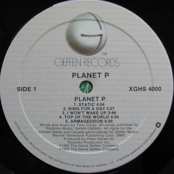 Planet P – Planet P - 1983 Original! VinylPursuit.com