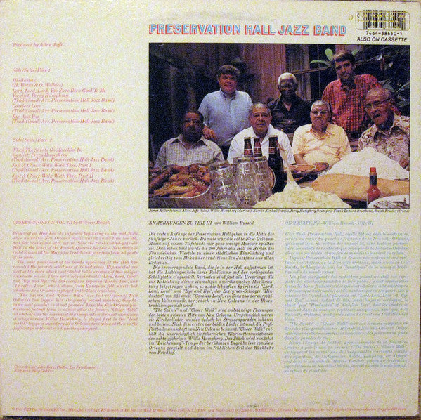 Preservation Hall Jazz Band – When The Saints Go Marching In - New Orleans Vol III VinylPursuit.com