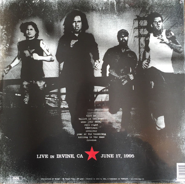 Rage Against The Machine – Live In Irvine 1995 - June 17, 1995 - Sealed! Vinyl Pursuit Inc