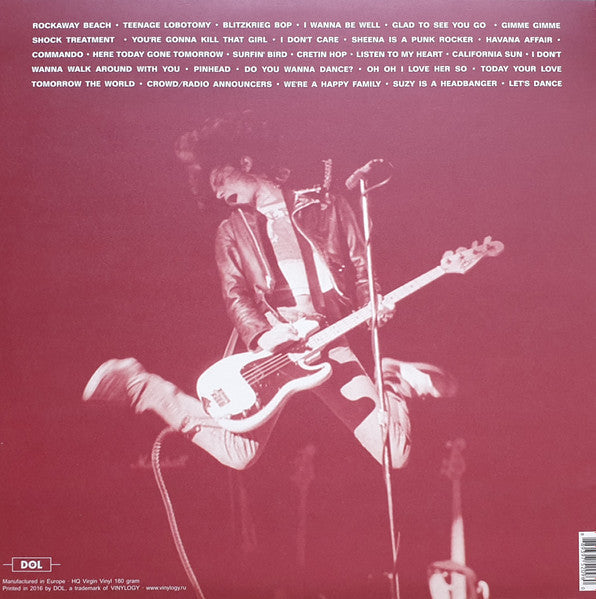Ramones – Live At The Old Waldorf - 180gm, Sealed Vinyl Pursuit Inc
