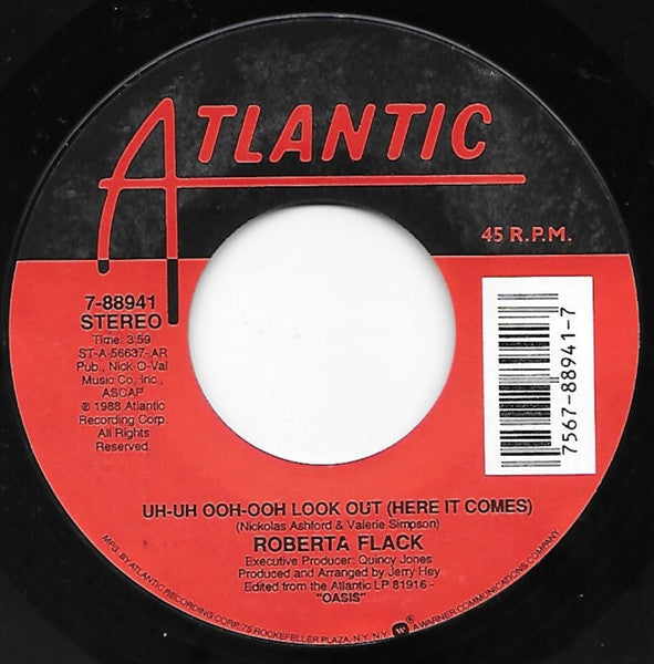 Roberta Flack – Uh-Uh Ooh-Ooh Look Out (Here It Comes) / You Know What It's Like US Pressing VinylPursuit.com