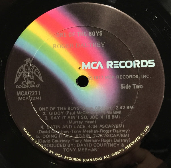 Roger Daltrey – One Of The Boys - 1977 VinylPursuit.com