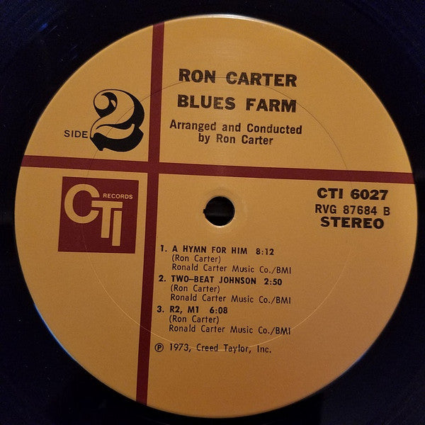 Ron Carter – Blues Farm US Pressing – Vinyl Pursuit Inc