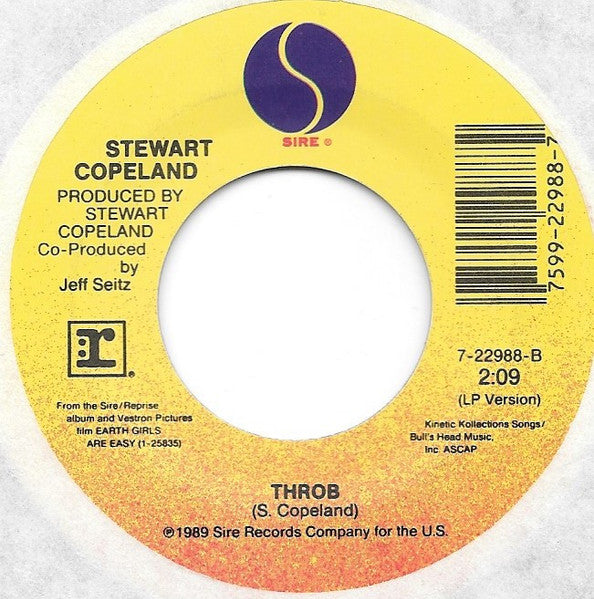 Royalty / Stewart Copeland – Baby Gonna Shake / Throb US Pressing VinylPursuit.com