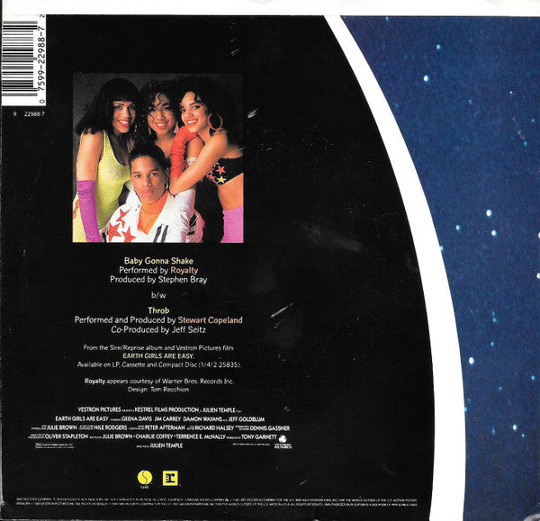 Royalty / Stewart Copeland – Baby Gonna Shake / Throb US Pressing VinylPursuit.com