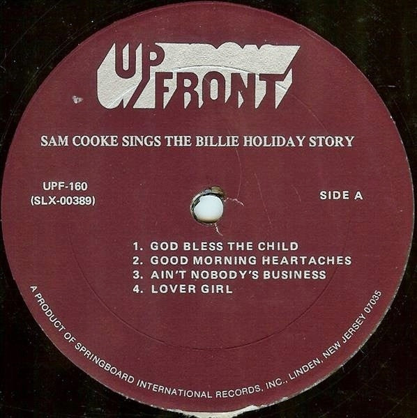 Sam Cooke – Sings The Billie Holiday Story US Pressing VinylPursuit.com