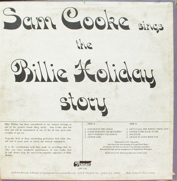 Sam Cooke – Sings The Billie Holiday Story US Pressing VinylPursuit.com