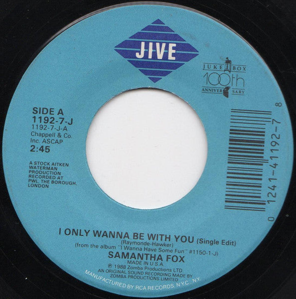Samantha Fox – I Only Wanna Be With You US Pressing VinylPursuit.com