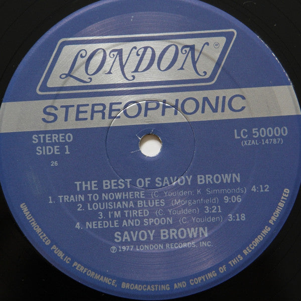 Savoy Brown The Best Of Savoy Brown US Pressing Vinyl Pursuit Inc