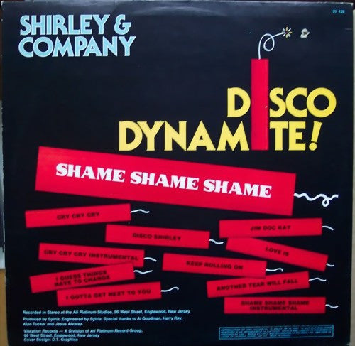 Shirley & Company – Disco Dynamite -  1975 Original Pressing Vinyl Pursuit Inc