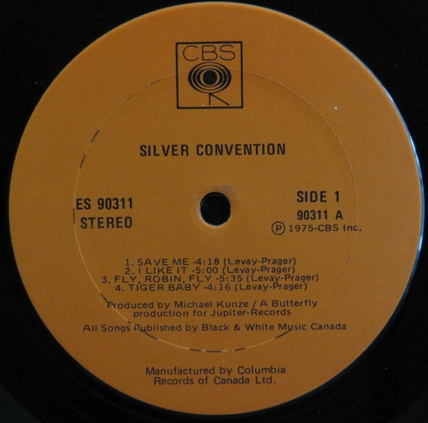 Silver Convention – Silver Convention - 1975 Original Vinyl Pursuit Inc