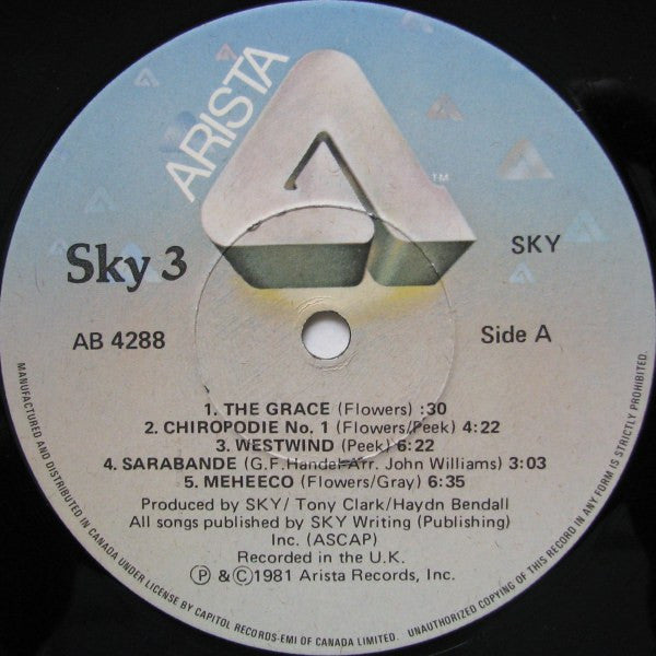 Sky – Sky 3 VinylPursuit.com